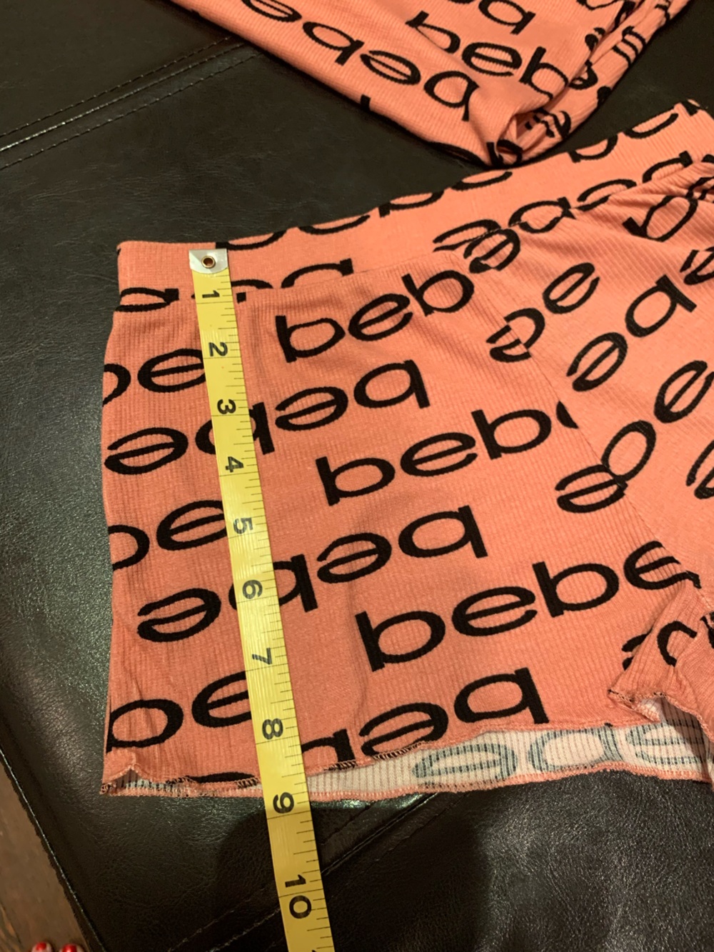 🌸BEBE🌸LOGO CAMI SHORT SET. EXCELLENT CONDITION! - Picture 9 of 10